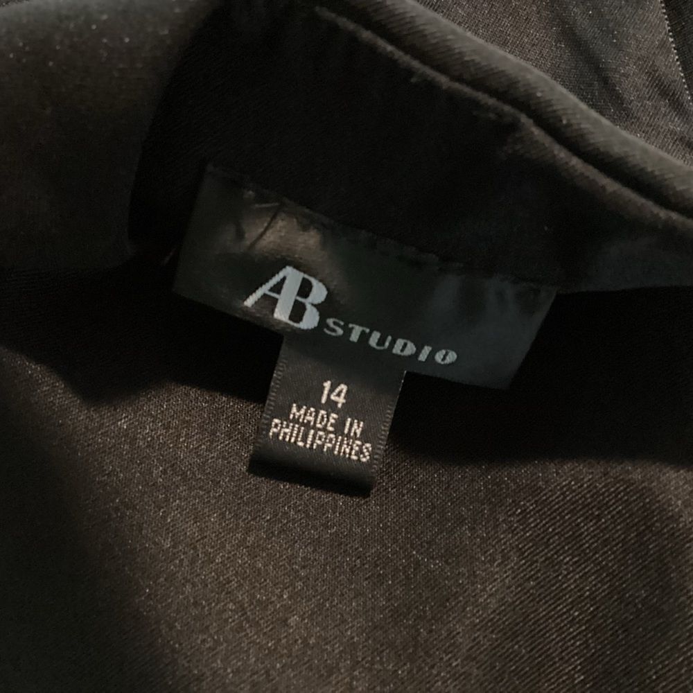 Nwot. Abstudio Women’s Size 14 Sleeveless Black Dress — image 4 of 8